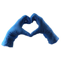 Einmalhandschuhe aus Nitril (S) 100 Stück