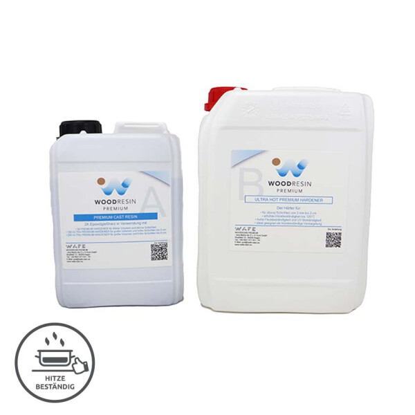 WOODRESIN ULTRA HOT PREMIUM CAST RESIN SYSTEM 2,45 kg (A 1 kg + B 1,45 kg)