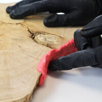 Silikon Knetmasse Rot - Knetsilikon zum Modellieren 500 g (A 250 g + B 250 g)