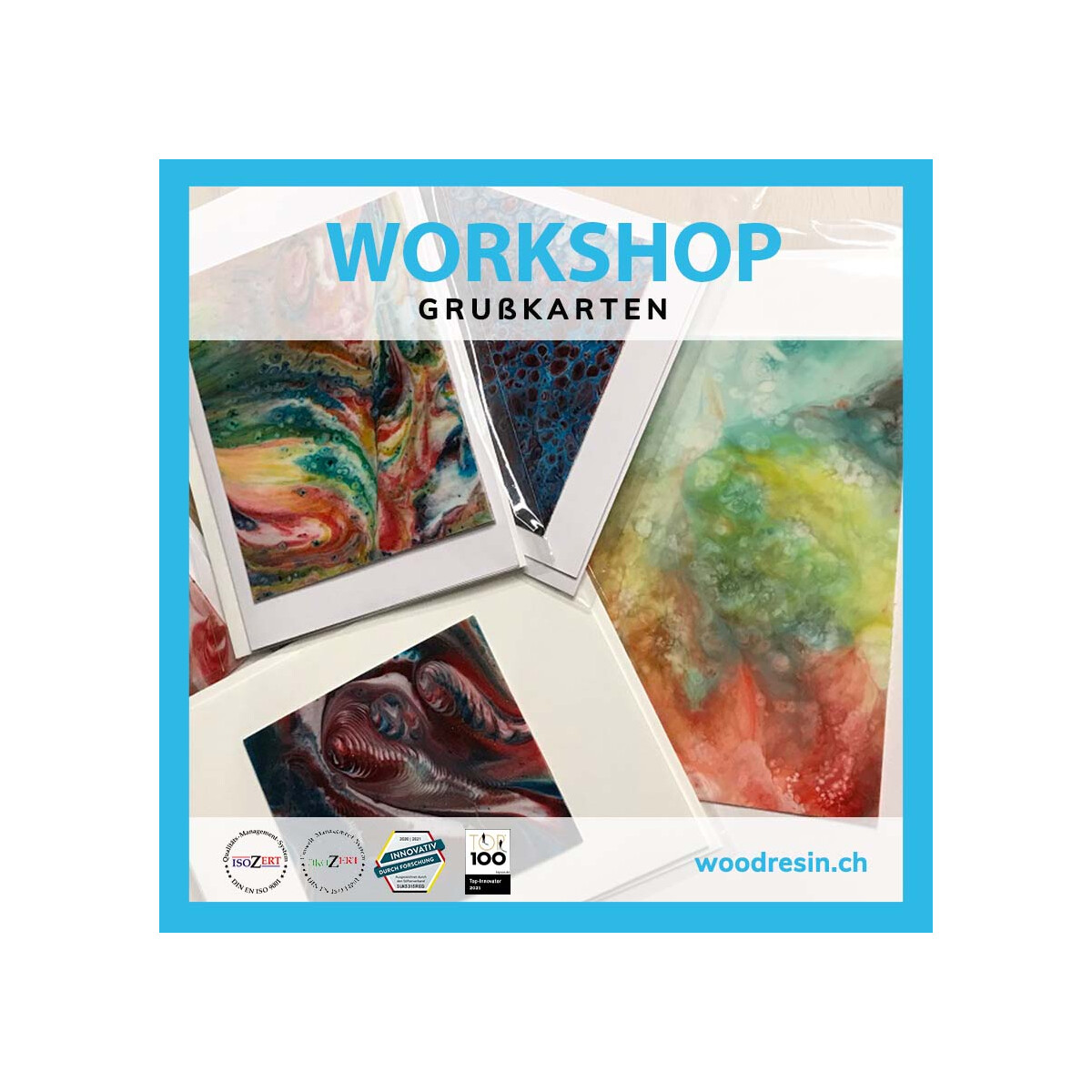 WORKSHOP - SPEZIAL - «EPOXY - GRUSSKARTEN»