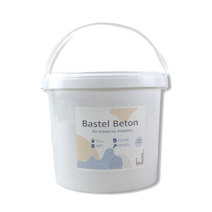 Kreativ Bastelbeton - WEISS - Gießbeton