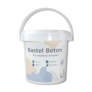 Kreativ Bastelbeton - WEISS - Gießbeton 5 kg