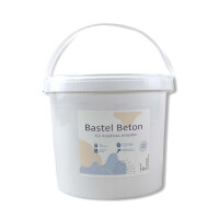 Kreativ Bastelbeton - WEISS - Gießbeton 5 kg