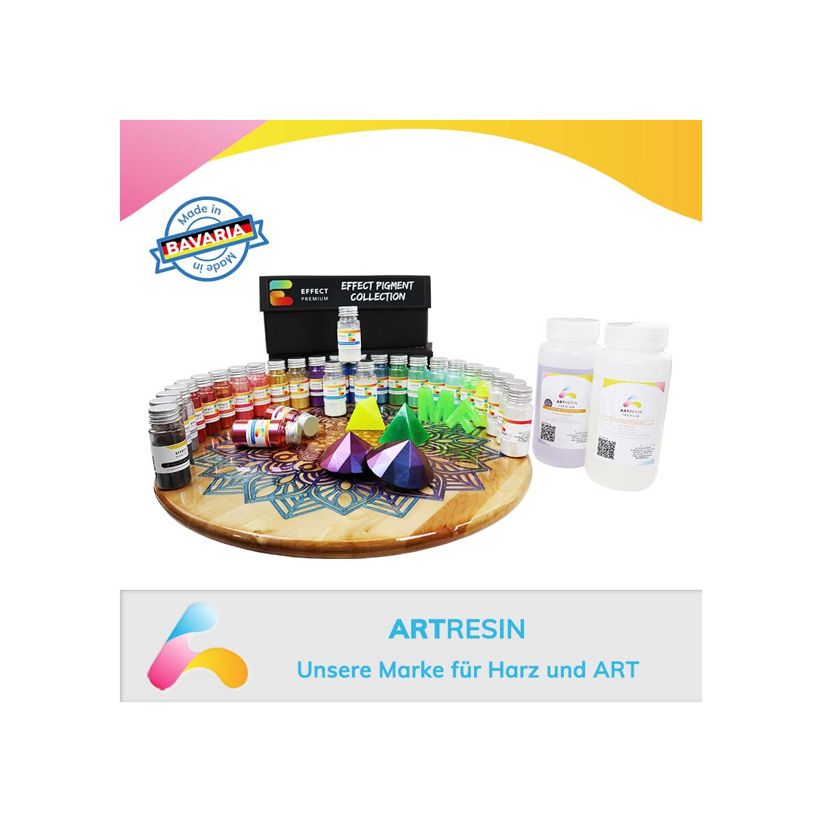 ARTRESIN Premium Gießharz trifft auf Effect Pigment...