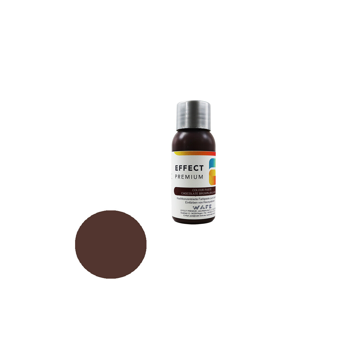 EFFECT Farbpaste Schokobraun ähnlich RAL 8017 50 g